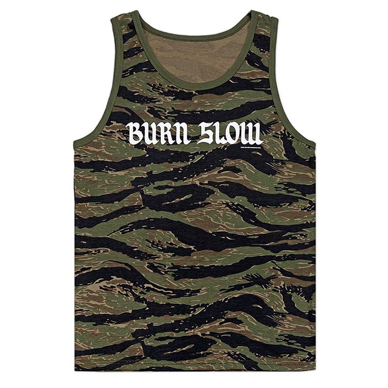Burn Slow Entertainment tank top - Long Logo