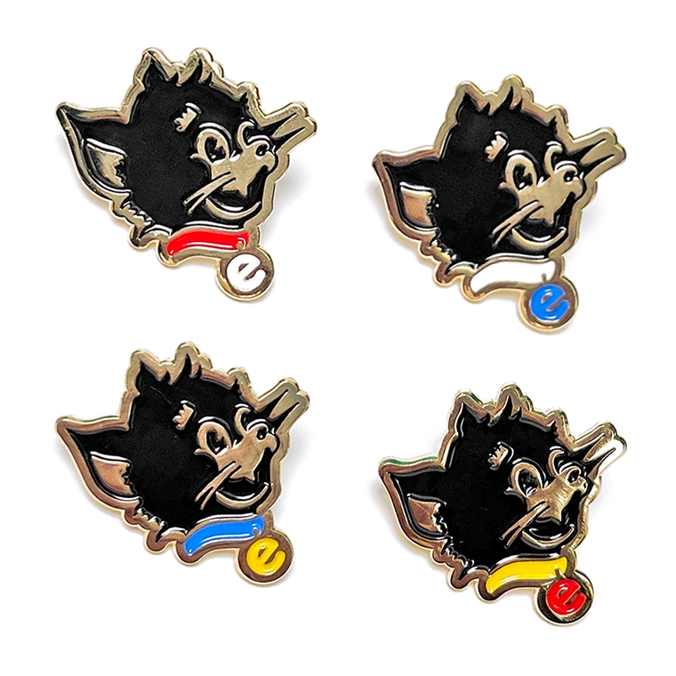 Empire BMX Cat enamel pin