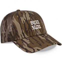 Burn Slow Entertainment Brush Logo mesh hat